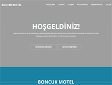 Tablet Screenshot of boncukmotel.com